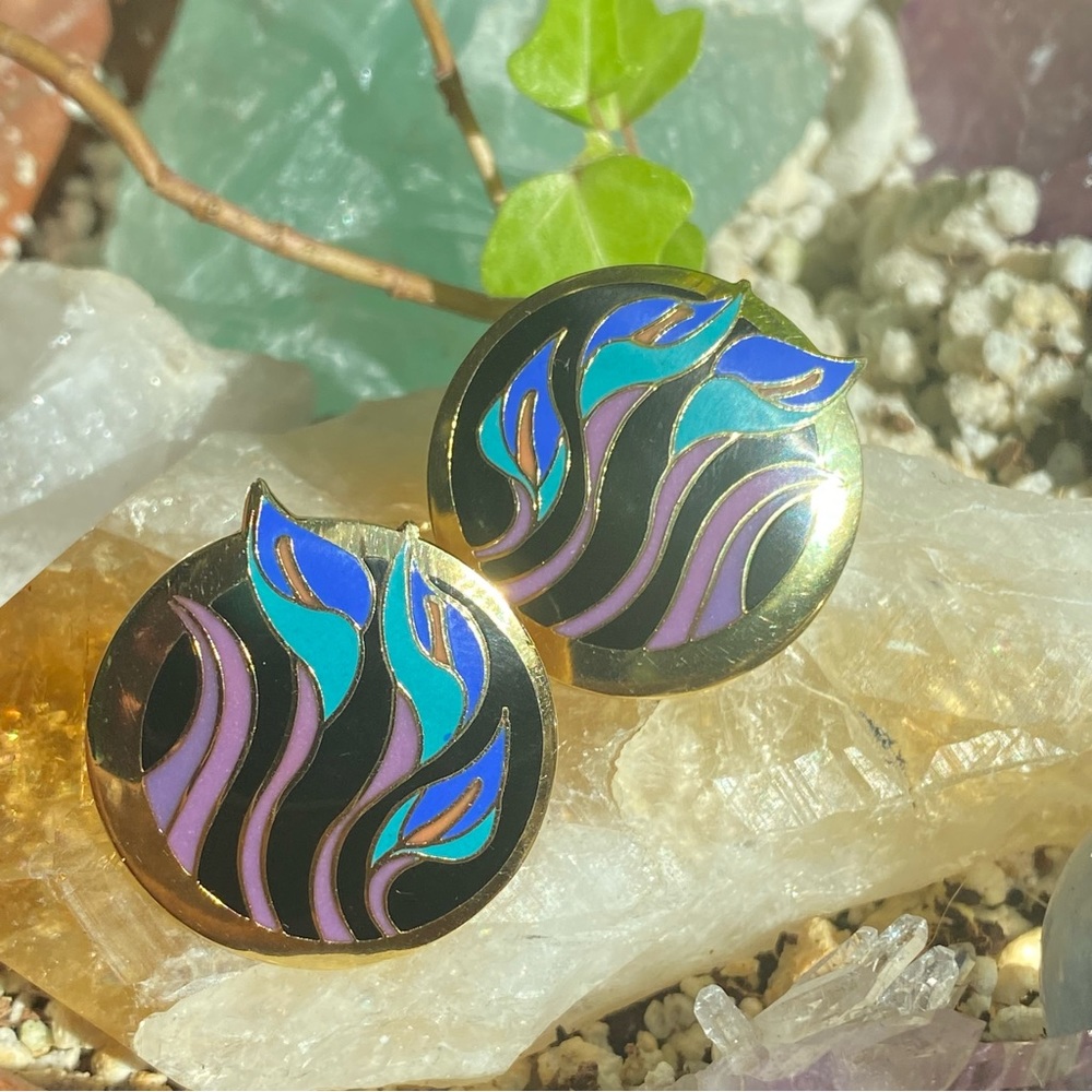 Laurel Burch “Lillies for Les” Earrings